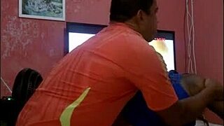 Intense Emotions as He Tears Into the Brunette's Tight Ass in Rough Anal