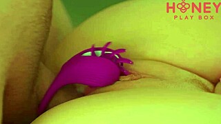 Extreme closeup pussy getting fucked with a cock ring