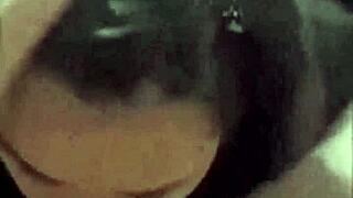 kandy kane does a deepthroat blowjob in homemade setting