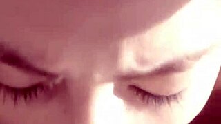 A cute brunette amateur shows her wet pussy eyes.