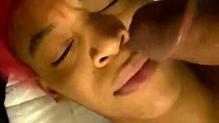 intense facefuck leads to a messy facial in part 2 😈