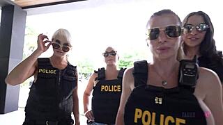 I, uh, got reverse analed by beat cops in this milf gangbang with Cory Chase