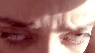 A cute brunette amateur shows her wet pussy eyes.