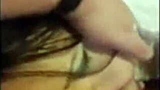 kandy kane does a deepthroat blowjob in homemade setting