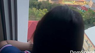 Slim Asian girl pounded hard