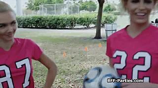 Soccer Babes In Uniforms