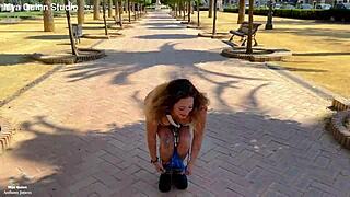 Nasty Girl Gets Fucked In The Middle Of The Park - Piss Drinking - Face Fucking - Cum On Face - Public Sex - Piss Shower - Gagging - Pussy Fuck - Pissing - Rimming - Pov Blowjob