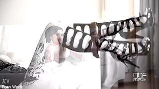 the mistress relaxes in her room