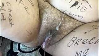 My random short video compilation pussy creampies body writing and lewd teasing 1