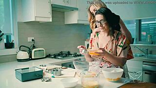 Charlie Forde licks Chasey Devil's pussy teasingly.