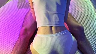 Young couple engages in homemade amateur sex