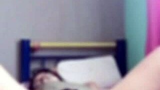 Video call with my sister-in-law we masturbate secretly almost get caught