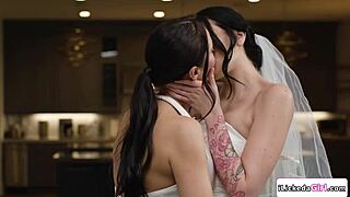 busty babe TRIBBING with milf girlfriend, their hairy beavers grinding in passionate 69 action