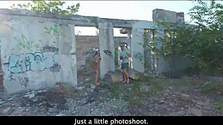 Hunt4k slutty brunette enjoys passionate anal fuck with stranger 😈