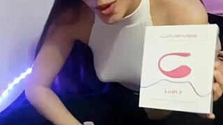 Martina Using Her Favorite Toy For The First Time