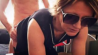 she thought cleaning was normal until anal assfucking creampie doggystyle happened