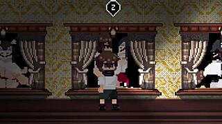 In the HOUSE OF L GALLERY, big tits get creampied and cum in mouth