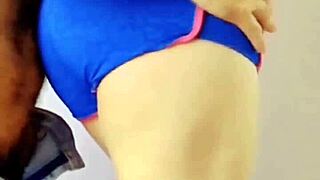 The neighbor couldn't resist fucking Chava after seeing her in those tiny shorts