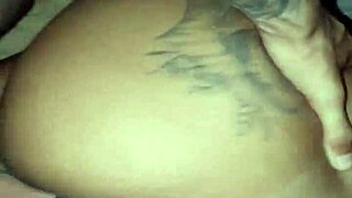 this amateur with a big ass gets eaten out and cum in her ass