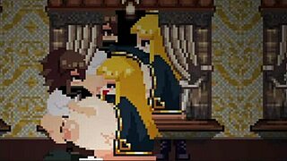 In the HOUSE OF L GALLERY, big tits get creampied and cum in mouth