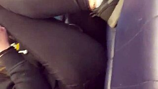 A voyeuristic recording captures a teen's routine on October 4, 2017.