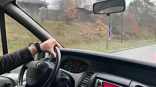 Unexpected Sex In The Woods With A Bus Driver