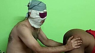 Black Indian Housewife Sucking Anus with Passion