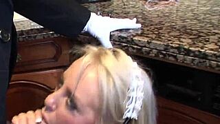 Savannah Gold Fucked from Behind in Latex French Maid Uniform