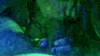 Small cute chick swallows dick