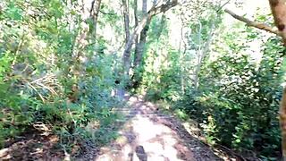 i lick all the cum of sugardaddies cock on a secret beach after our hike