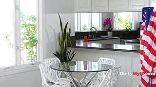 Busty Ebony StepMom Teaches Lesson Through Face Sitting