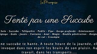 Succubus Tempts With Dirty Talk In Public Anal Scene