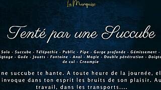 Succubus Tempts With Dirty Talk In Public Anal Scene