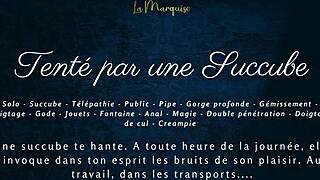 Succubus Tempts With Dirty Talk In Public Anal Scene