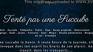 Succubus Tempts With Dirty Talk In Public Anal Scene