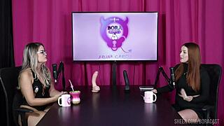 My compilations of Malu Paz in Bora Cast with Bruna Carlos on sheer red