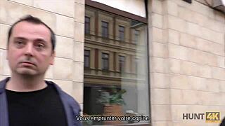 Hunt4k: Dulce Venganza Licks Teen Pussy in Front of Her Boyfriend.