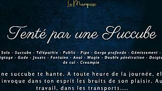 Succubus Tempts With Dirty Talk In Public Anal Scene