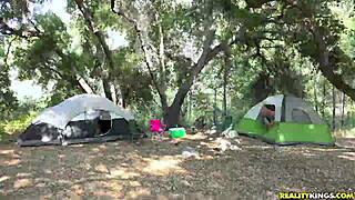 Blonde milf sucks cock in fishnets and heels during realitykings rk prime