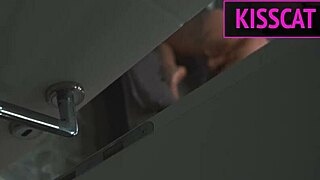 step son dreams of threesome with step mom and fucks her in shared bed with cum inside