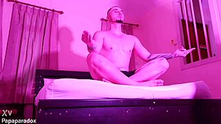 Sex yoga with Asian Thai hotwife while hubby plays videogames, what a quickie! 😏