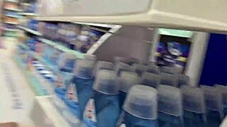 Wife exposes herself without panties in public street scene.