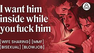 At christmas party, wife shared. Husband and friend fuck her in every hole