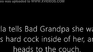 Bad Grandpa and Maid in Second Life