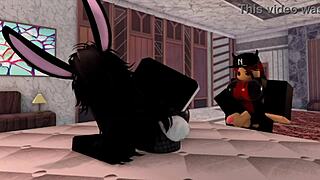 Bunny Girl Teases So I Use Her Throat Rough