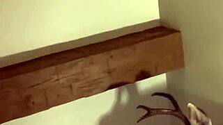 Couple fucks in missionary position at hotel