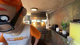 Ruby engages in raucous cowgirl riding during a porndudecasting party hoedown featuring anal assfucking bent over big cock blowjob brunette creampie doggystyle handjob hardcore interview masturbation missionary monster cock spanking tits toys vibrator