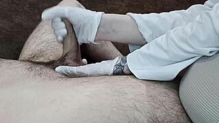 this private clinic offers sperm donation help with teen nurse handjobs and cum