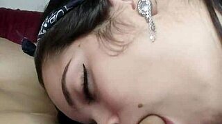 Deepthroat Blowjob From Cute Brunette Teen Debora Prado