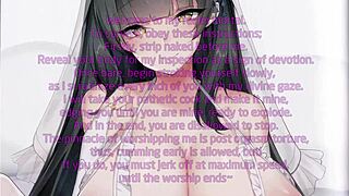 in the name of my huge boobs, endure post-orgasm torture - goddess denial asmr boob worship